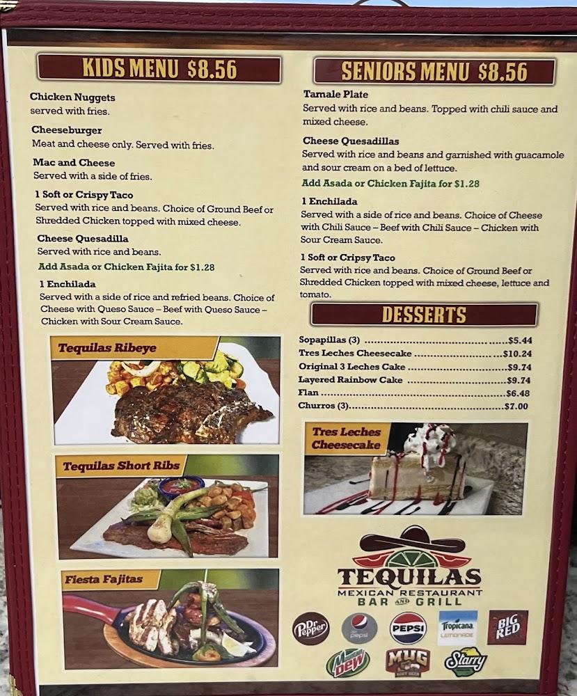 El Tequilas Mexican Restaurant Menu image 4